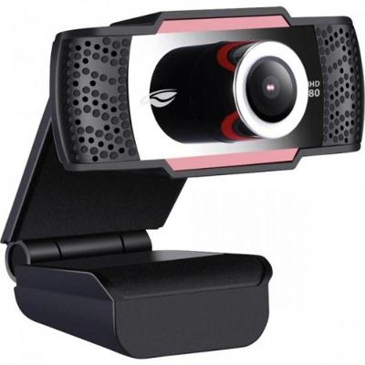 Webcam WB-100BK Full HD 1080P com Microfone Redução de Ruído Preto C3tech