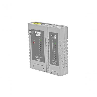 Testador de Cabos HTC-31 para RJ45 e RJ11 com Teste de curto-circuito Cinza Hikari