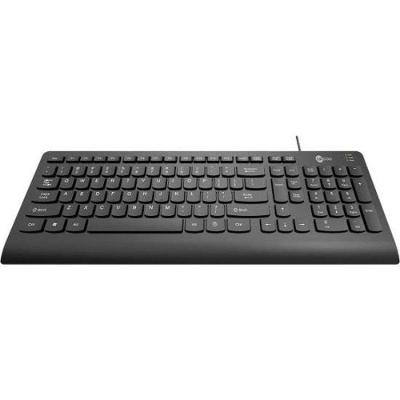 Teclado KB103 USB com 103 Teclas ABNT2 e Perfil Baixo Silencioso Preto Lecoo