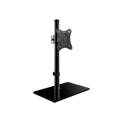 Suporte para Monitor SM420C para Telas de 14 a 32" com Base de Vidro e Organizador de Cabos Preto