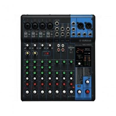 Mesa de Som Analógica MG10XU 10 Canais com Efeitos SPX USB 2.0 Preta Yamaha