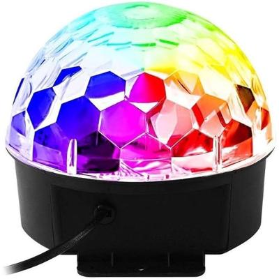 Globo de Luz LED Musical LK306BLU9LED com Bluetooth e Modo Audiorítmico RGB Preto Luatek