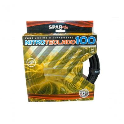 Cabo para Teclado Nitro 100 SPG100EX 3M com Condutores em Cobre OFHC Preto Sparflex