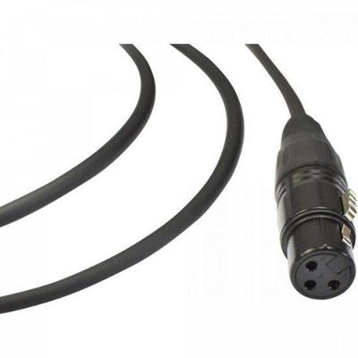 Cabo XLR Ninja LW B 6,10M Baixa Impedância com Cobre OFHC Preto Santo Angelo