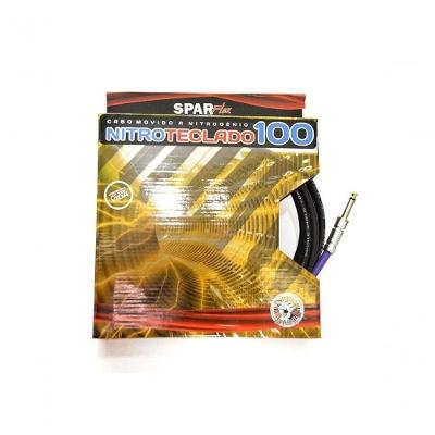 Cabo para Teclado Nitro 100 Plug 90 5M com Cobre OFHC Preto Sparflex