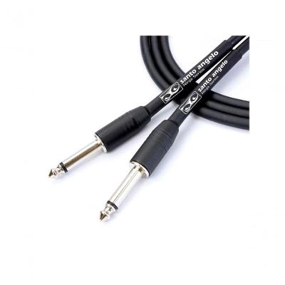 Cabo para Instrumentos Musicais Ninja Cable 0,20MM P10 X P10 9,15M Preto Santo Angelo