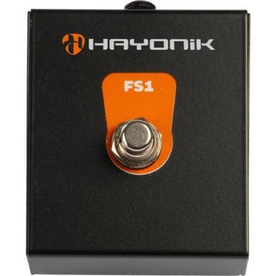 Pedal Footswitch FS1 para Controle de Amplificadores com Construção Robusta Preto Hayonik