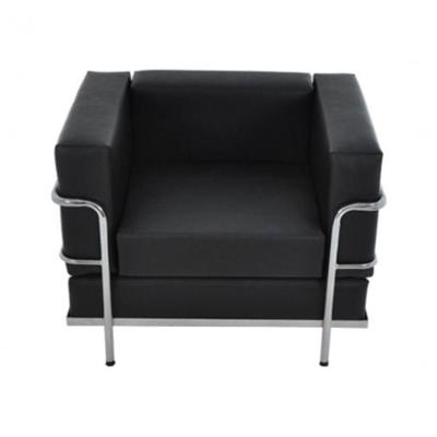 Sofá Recepção De Escritório Linha Recepção Omega Preto