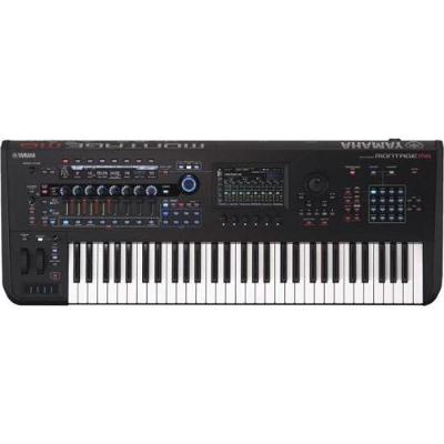 Teclado Sintetizador Montage M6 com 61 Teclas com Aftertouch e Motion Control Synthesis Preto Yamaha