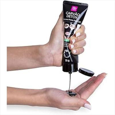 Máscara Facial Peel Off Máscara Preta Carvão 75g Limpeza Profunda Preto Ruby Kisses