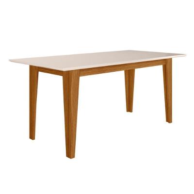Mesa de Jantar Liz Retangular MDP 160cm Off White Pallazio