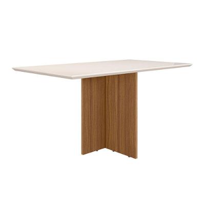 Mesa de Jantar Helô 6 Lugares MDP 160CM Off White Pallazio