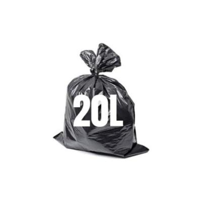 Saco para Lixo Saco de Lixo Preto 20L Micra 0,20 Super Resistente Reforçado Preto Higipack