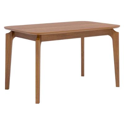 Mesa de Jantar Ficus 4 Lugares Retangular Tampo MDF 130x80cm Milani Movelaria