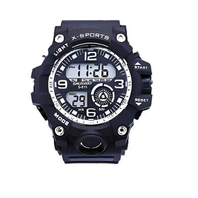Relógio Masculino Tático Robust Sports Digital Preto Total - Tudo Em Caixa