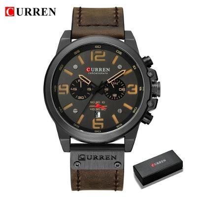 Relógio Masculino Curren 8314 Analógico à Prova D'água Preto Elashopp