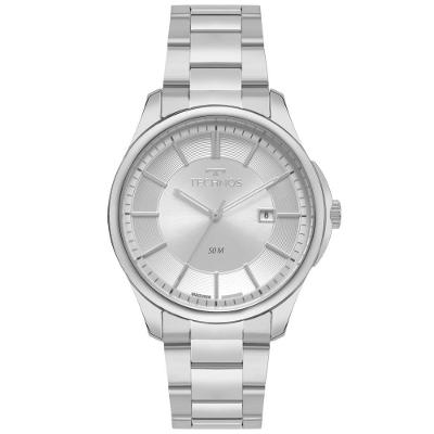 Relógio Masculino 2115TWS-1K Analógico Pulseira de Aço Prata Technos