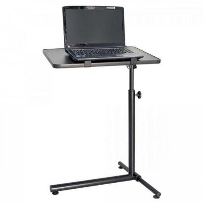 Mesa para Notebook Dobrável NT-HOME F002 Moderno sem Gavetas MDF e Aço Preto