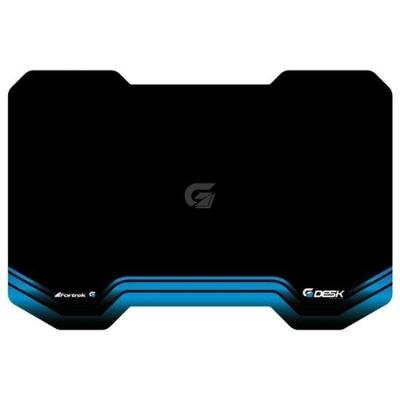 Mesa Gamer Retangular HMG01 Moderno sem Gavetas MDF e Aço 120CM Preto Azul