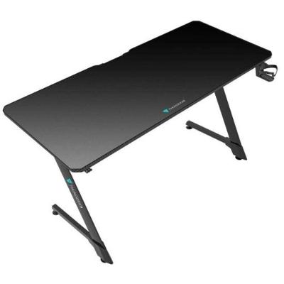 Mesa Gamer Retangular ED5 2.0 Moderno sem Gavetas em Aço 140CM Preto