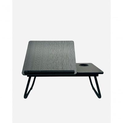 Mesa Dobrável para Notebook com Porta Copos Moderno MDF-MDP 30cm Preto Jac Pack