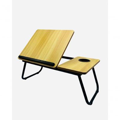 Mesa Dobrável para Notebook com Porta Copos Apoio Cama e Sofá Marrom Jac Pack