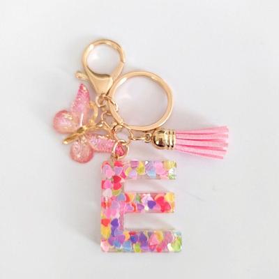 Atacado Transfronteiriço De Lantejoulas Rosa Com Chaveiro, Pingente De Borboleta E Tassel - Jóias Acessórios Pendurados