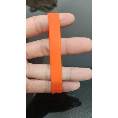 Pulseira de Silicone OEM N -- K Silicone de Grau Alimentício 20 e 2 cm Preto