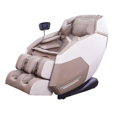 Poltrona De Massagem Marley 3D Gravidade Zero Elétrica Couro Sintético Bege Laura Lar