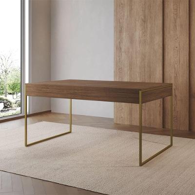 Mesa de Jantar Filadélfia 4 Lugares Retangular Madeira 120CM Amêndoa
