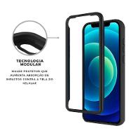 Capa Case Capinha Stronger Preta Para Iphone 12 - Gshield - 9