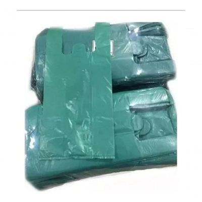 Sacola Reciclada 30x45 1 kg Reforçada em Material Reciclado Verde Higipack