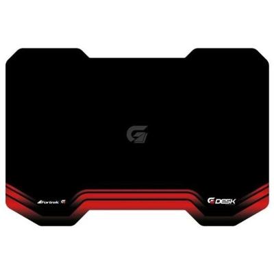 Mesa Gamer Retangular HMG01 Moderno MDF e Aço 120CM Preto, Vermelho para Computador