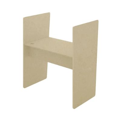 Mesa Call Center Modular F031 Natural MDF Amadeirado Trovarelli Móveis