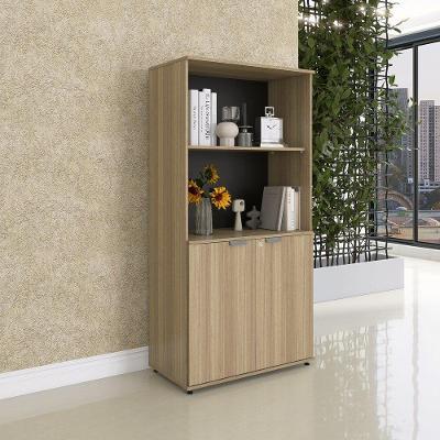 Armário Misto Para Escritório 2 Portas Com Chave 160cm Linha P15