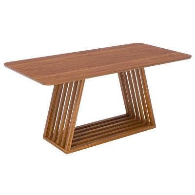 Mesa de Jantar Pitaia 22177 6 Lugares Retangular MDF 180x90cm Cinamomo Milani Movelaria