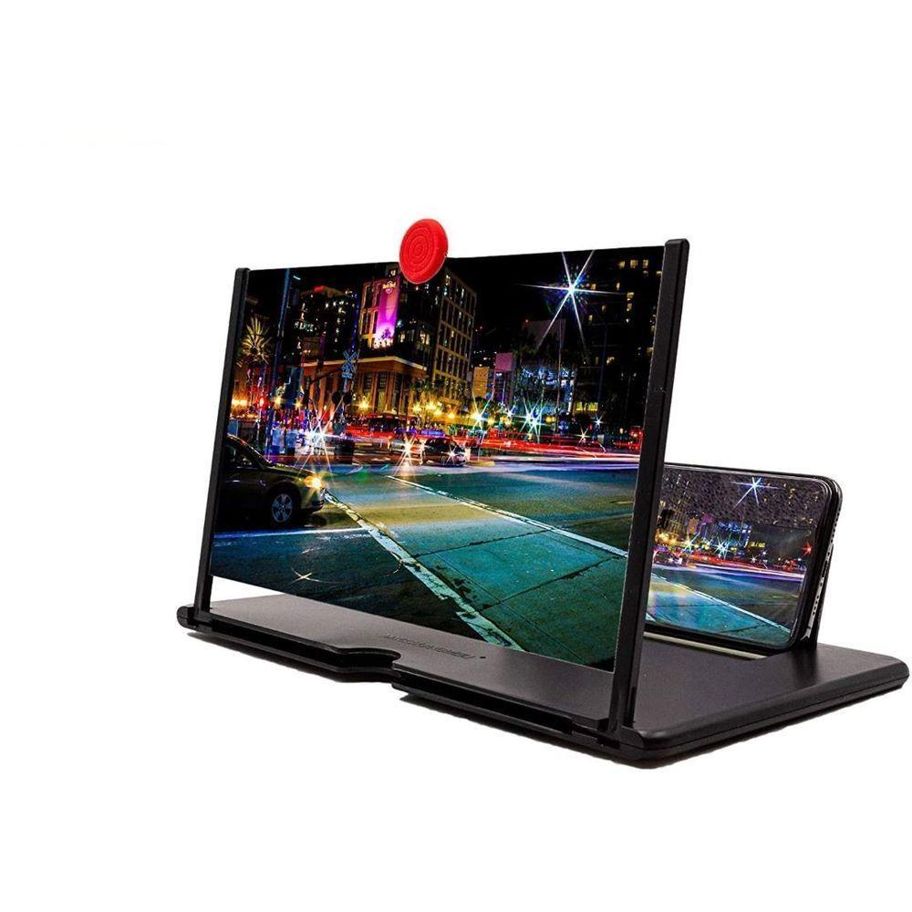 Amplificador De Tela Para Telefone Celular 12 Polegadas , Amplificador De Tela Para Celular Preto - 1