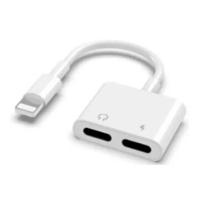 Adaptador P/ Fone E Carregador Lightning: Ouvir E Carregar - 1