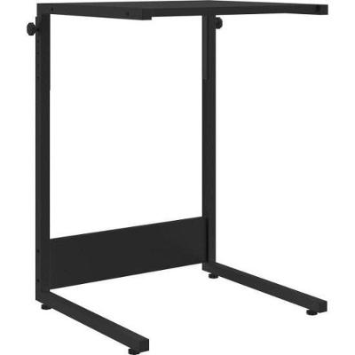 Mesa Portátil Retangular UP sem Gavetas MDF e Aço 43,5CM Preto para Notebook