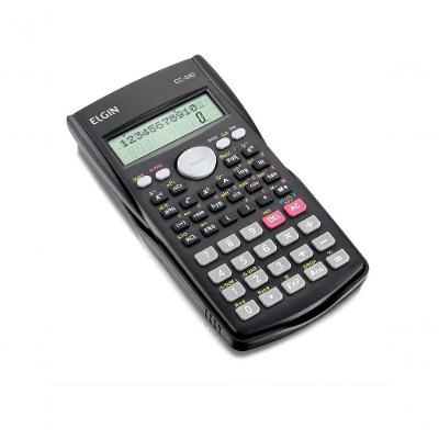 Calculadora Científica Elgin CC240 com 240 Funções e Display em Duas Linhas Preta