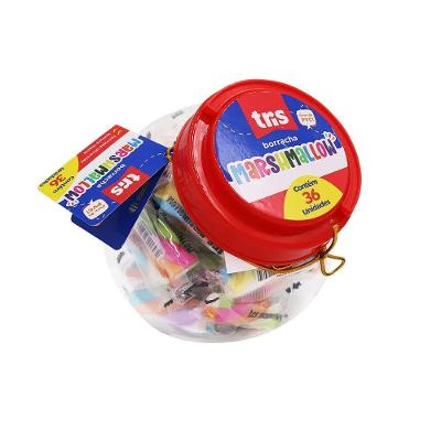 Borracha Tris Marshmallow Cores Sortido Macia e Eficiente para Apagar Lápis em Atividades Escolares