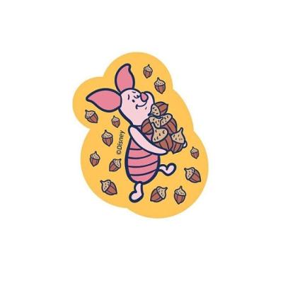 Borracha Tris Decorada Ursinho Pooh com Formas Alta Qualidade 1 Unidade Laranja