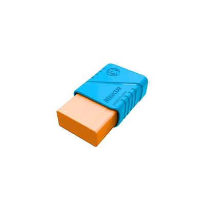 Borracha Mercur TR Color Mix com Capa Protetora para Uso Escolar e Profissional Laranja