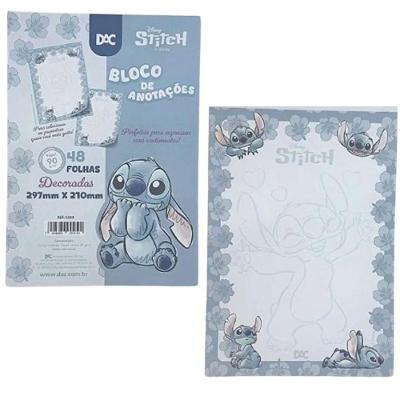 Bloco para Anotações DAC 5339 Papel de Carta Stitch 90G Formato A4 com 48 Folhas