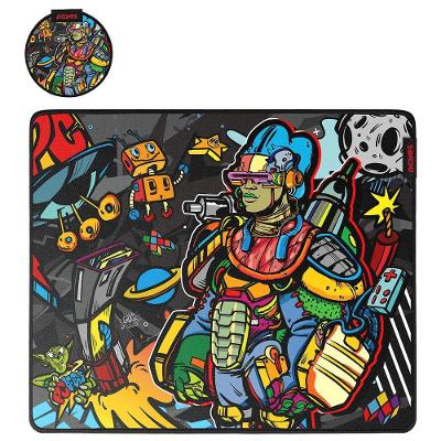 Mouse Pad Gamer Pcyes Apollo 500 X 400 APL50X40 com Superfície Speed e Bordas Costuradas Preto