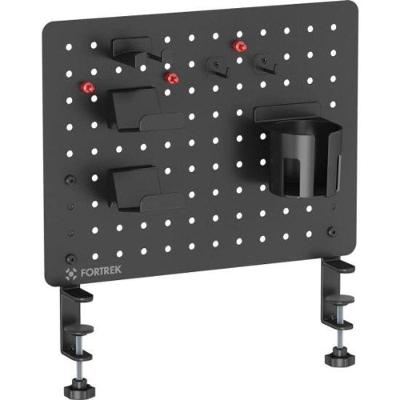 Painel Organizador Fortrek Grid Space Gamer com Pegboard para Acessórios e Escritório Preto