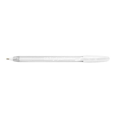 Caneta Gel Cis Trigel Fashion 0.8MM com Tinta Gel Suave e Escrita Fluida Branco