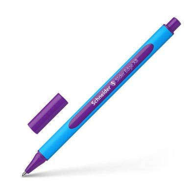 Caneta Esferográfica Schneider Electric Slider Edge XB com Ponta Extra Larga e Escrita Suave Roxo
