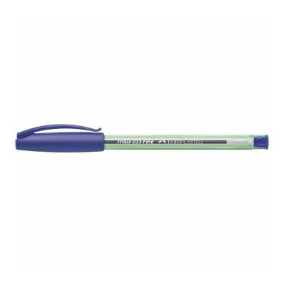 Caneta Esferográfica Faber-Castell Trilux Fine Ponta Fina 0,8 mm com Formato Triangular Ergonômico