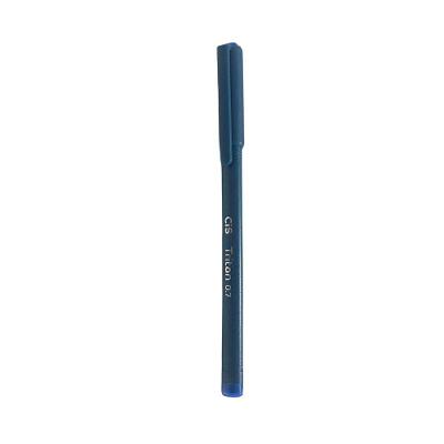 Caneta Esferográfica Cis Triton Ponta Fina com Grip Ergonômico 0,7MM Unidade Azul Escuro